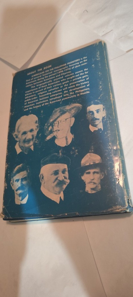 americans on the philippine frontiers book lewis gleeck jr HC w/ DJ 1974