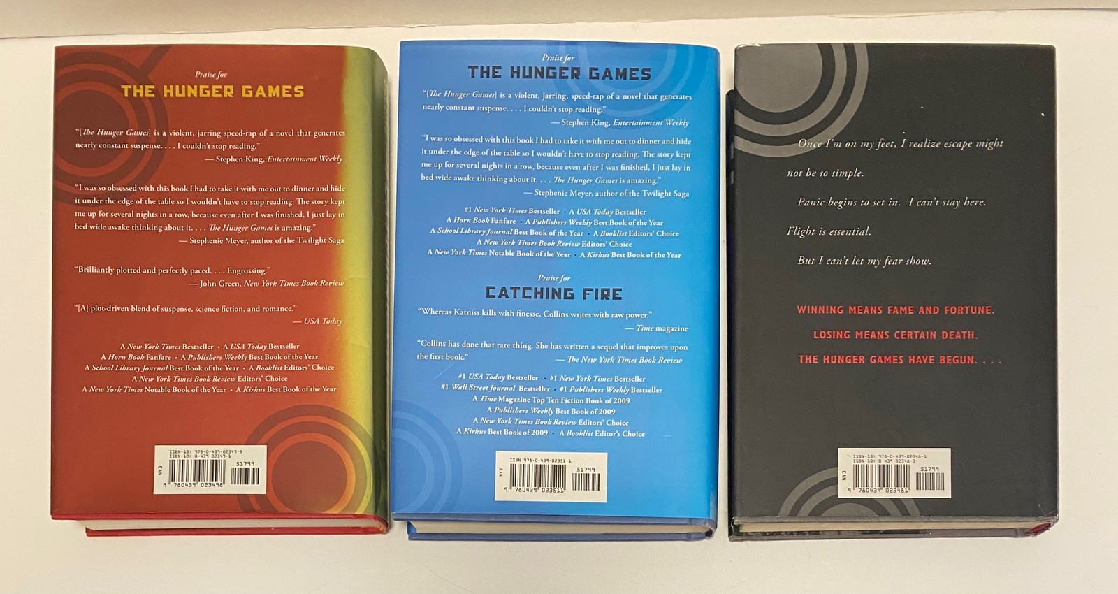 The Hunger Games Trilogy Box Set 3 Books Suzanne Collins Hardcover Original 1st
