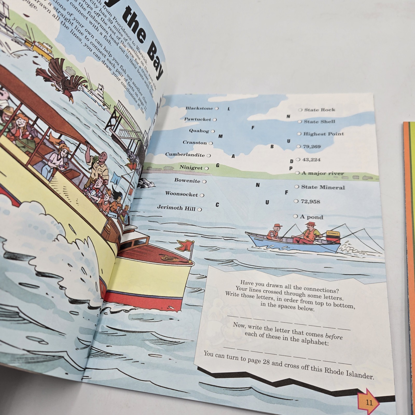 Highlights Which Way USA Rhode Island Puzzle Book Fun Educational Activity