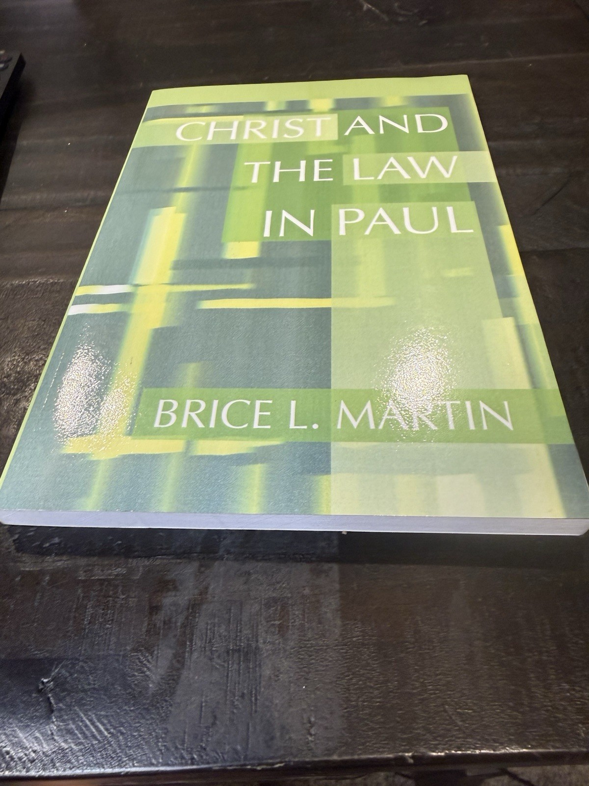 Christ And The Law In Paul Bruce Martin Wipf Nice!