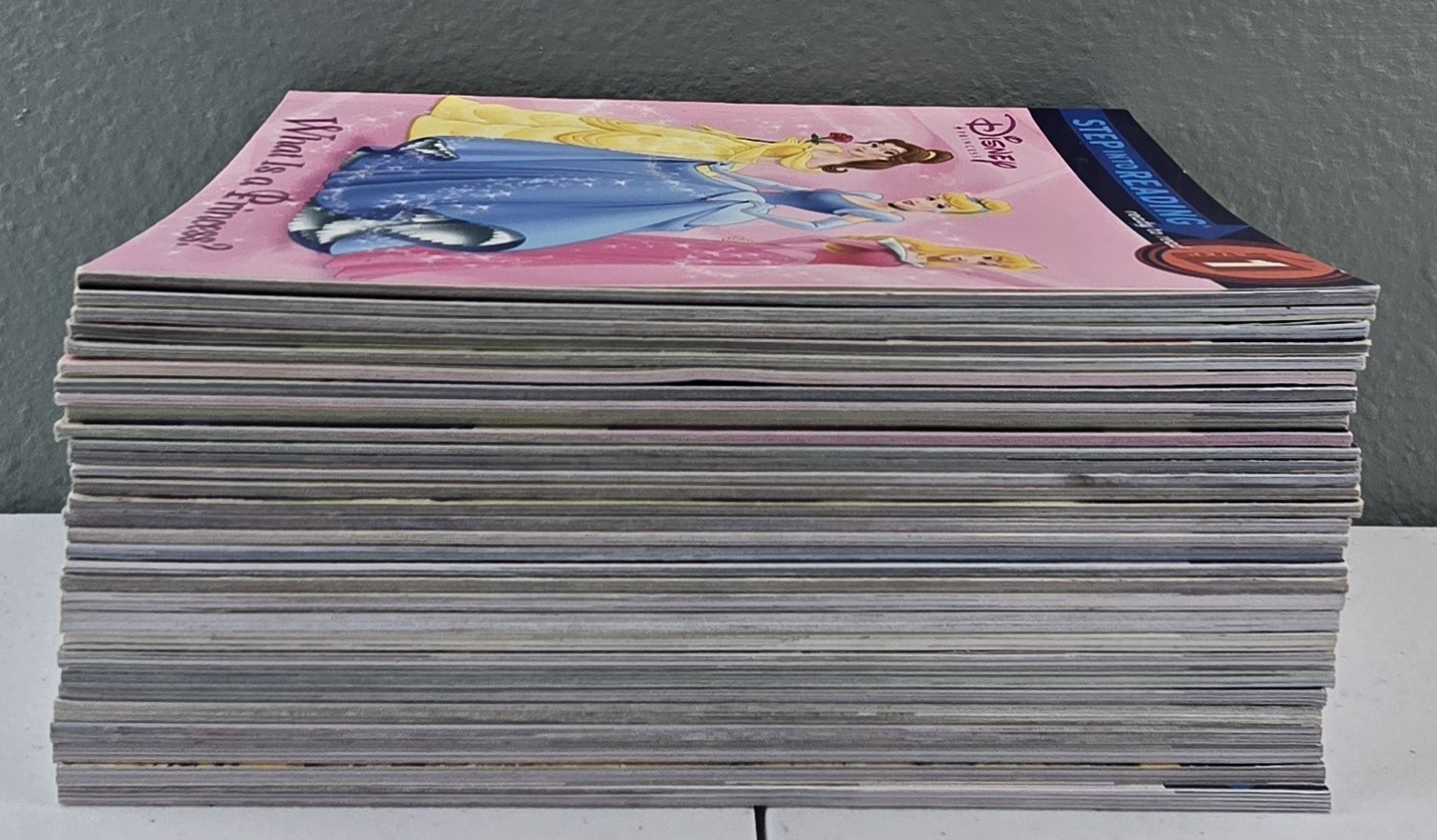 Step Into Reading Lot of 31 Mixed Paperbacks – Barbie, Disney, DC Super Friends