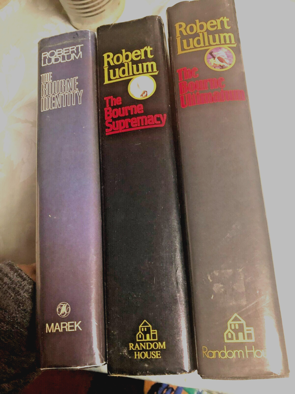 3 RARE BOOKS! Bourne Ser: The Bourne Identity/Supremacy/Ultimatum, Robert Ludlum