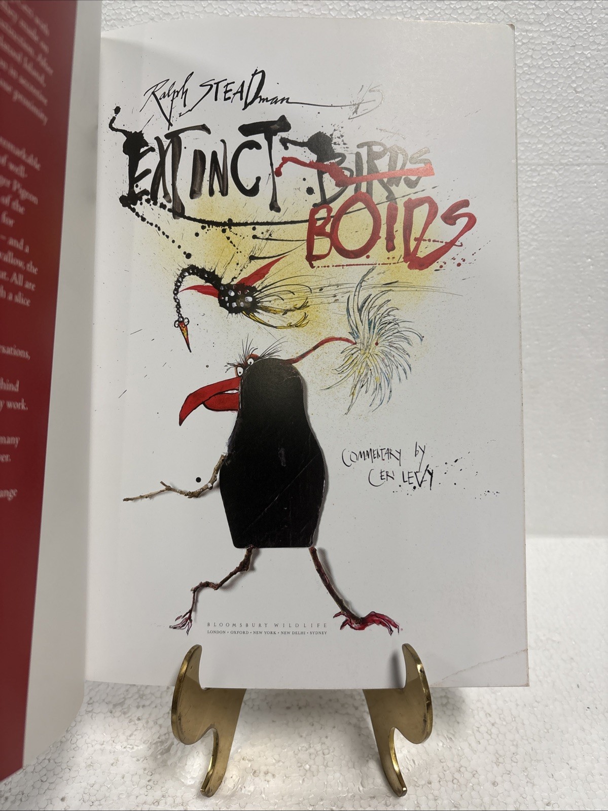 Extinct Boids by Ceri Levy and Ralph Steadman, 2020, First Printing