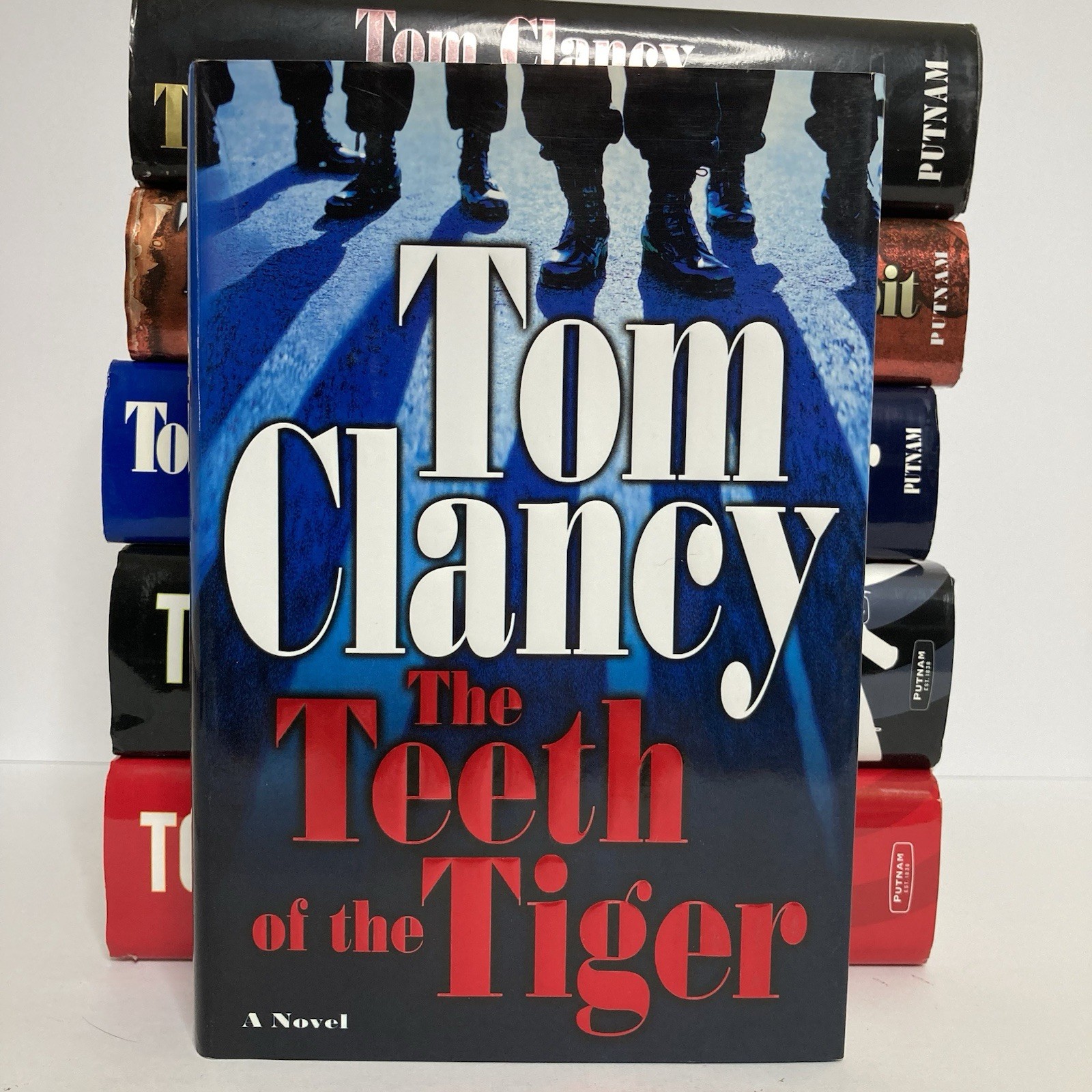 Lot of 9 Tom Clancy Jack Ryan Books HC/DJ Executive Orders Rainbow Six