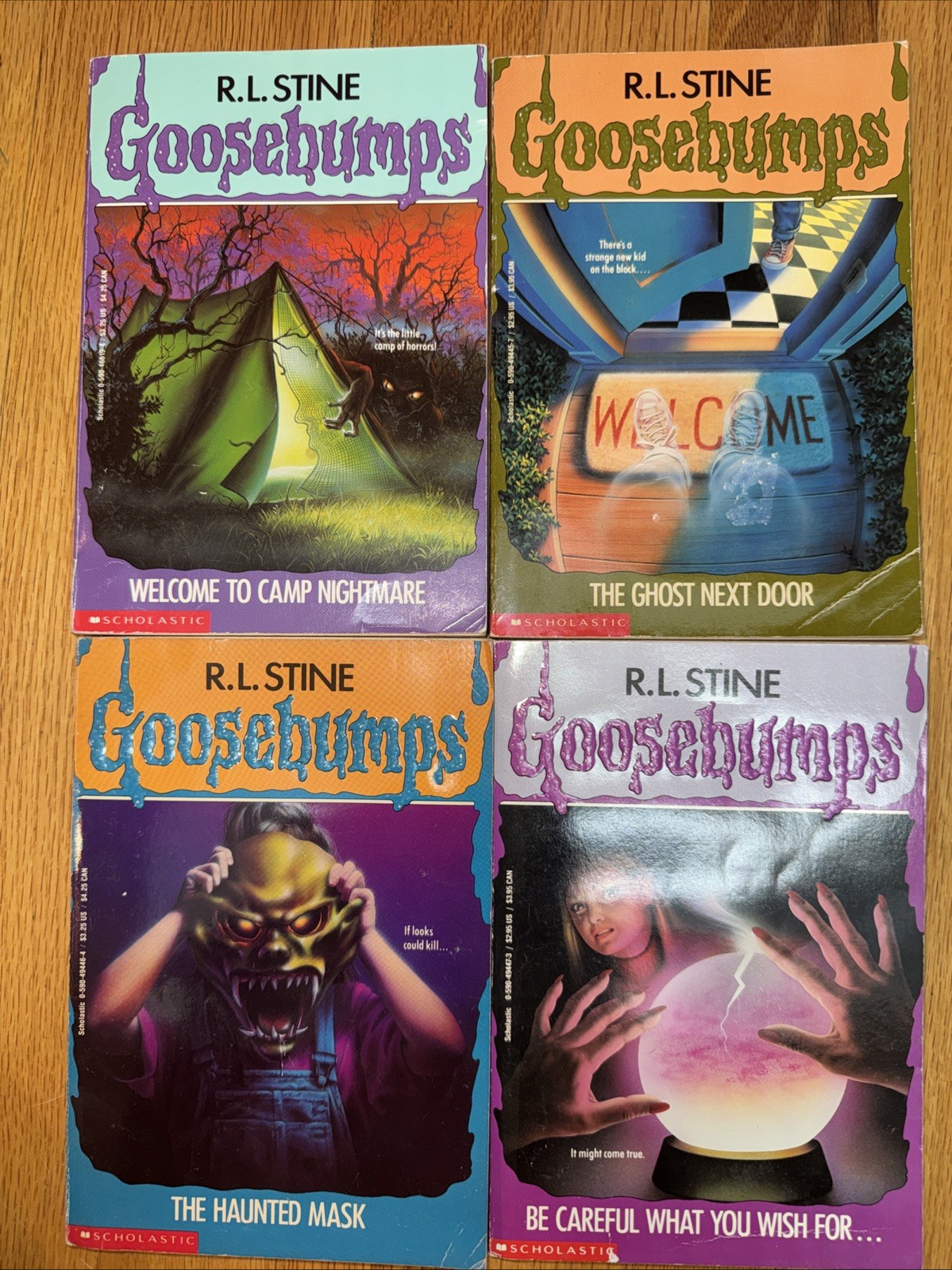 Lot Of 60 Goosebumps Children’s Books R L Stine Horror Thriller Scholastic 1-60