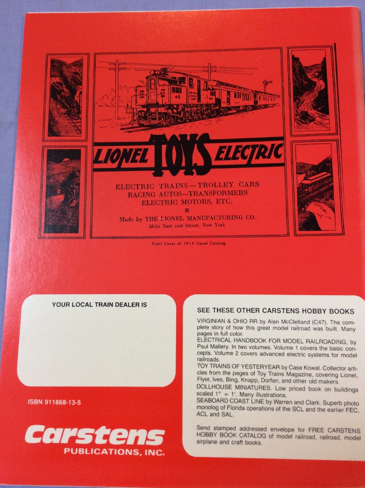 Toy Trains Of Yesteryear SC 35 Pages 1987 Nice Condition #471