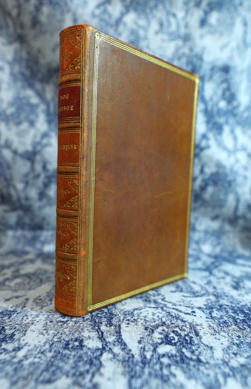 [Sh12] Fine Binding Leather, Thomas Nelson Pub. Dog Crusoe by RM Ballantyne