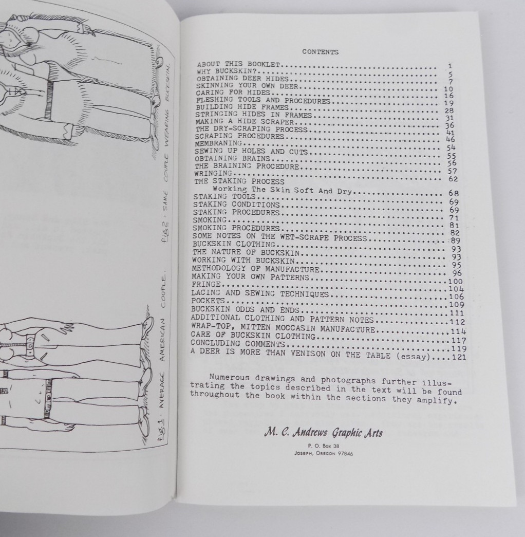 Blue Mountain Buckskin : A Working Manual for Dry-Scrape Brain-Tan by Jim Riggs
