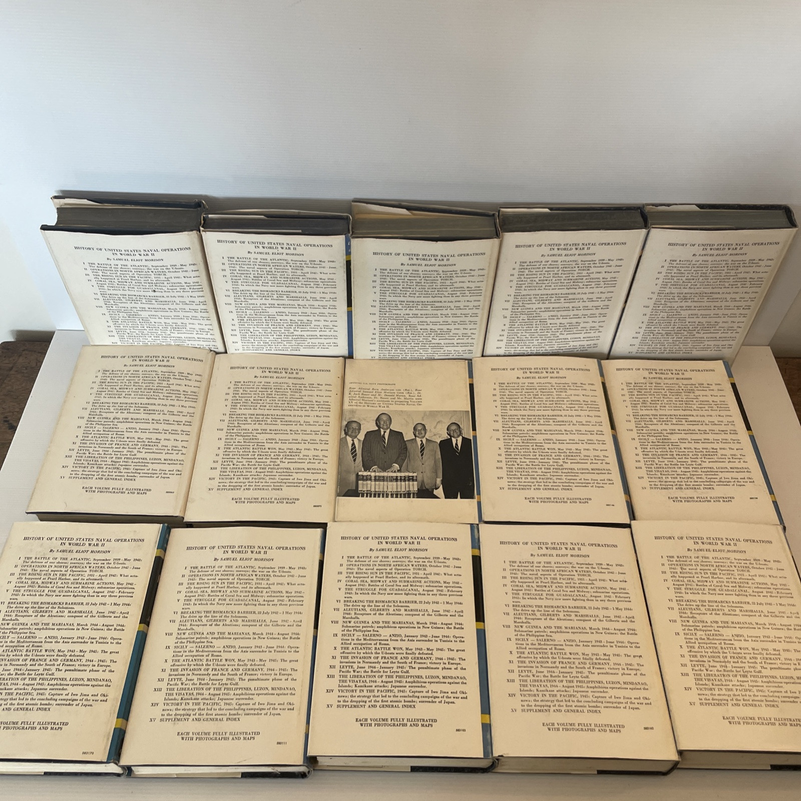 History of United States Naval Operations in World War II Complete Set Morison