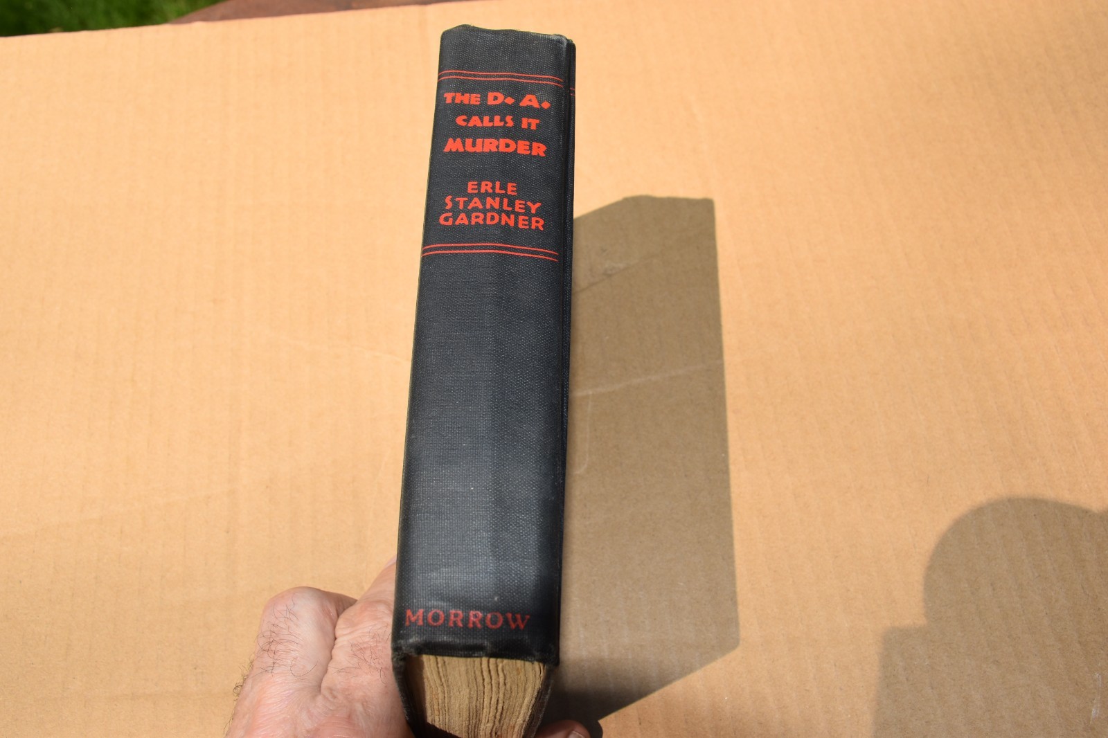 The D.A. Calls it Murder, William Morrow 1st Edition