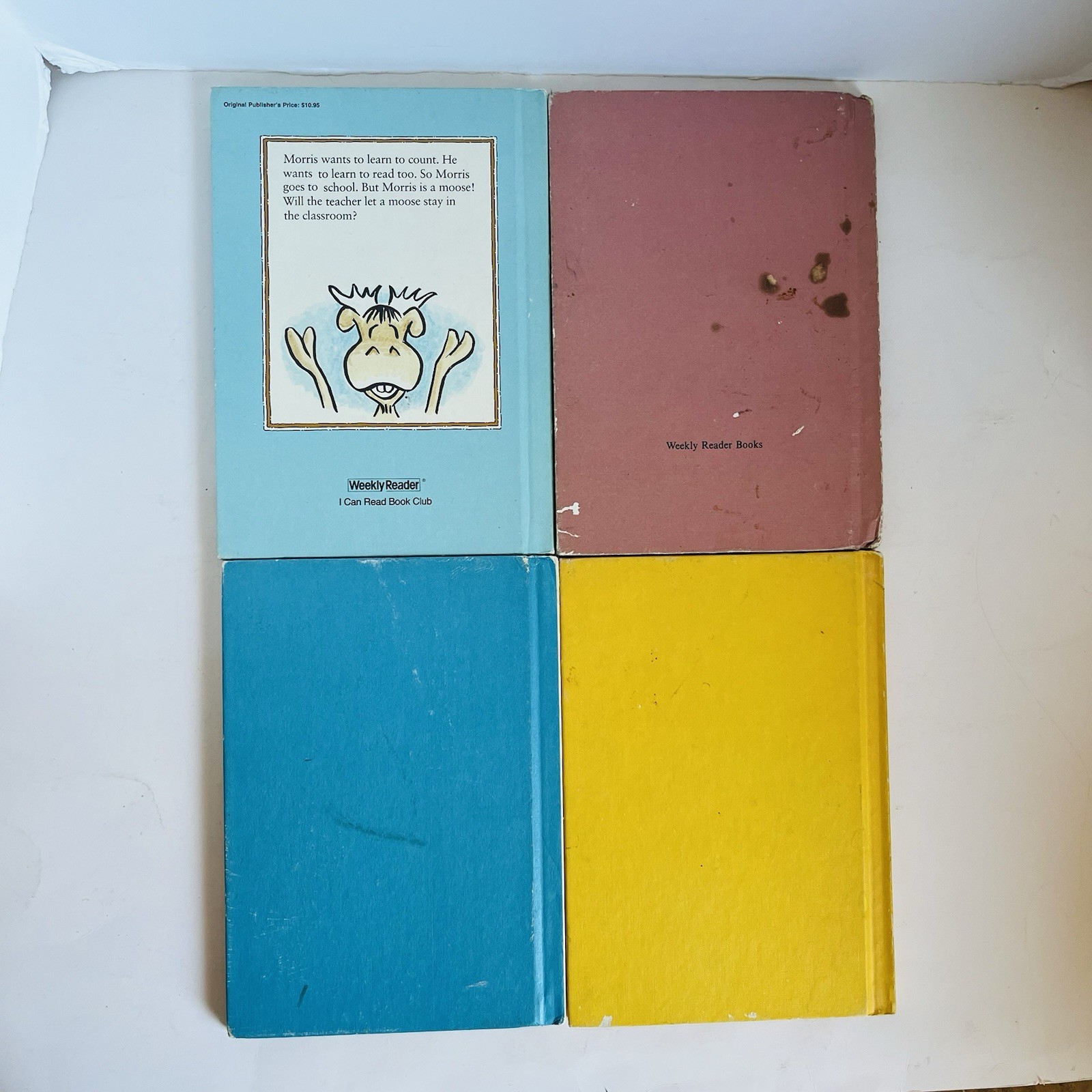 Vintage I Can Read Books Phonics Wiseman Hoff Gackenbach 50s – 80s Lot Of 4