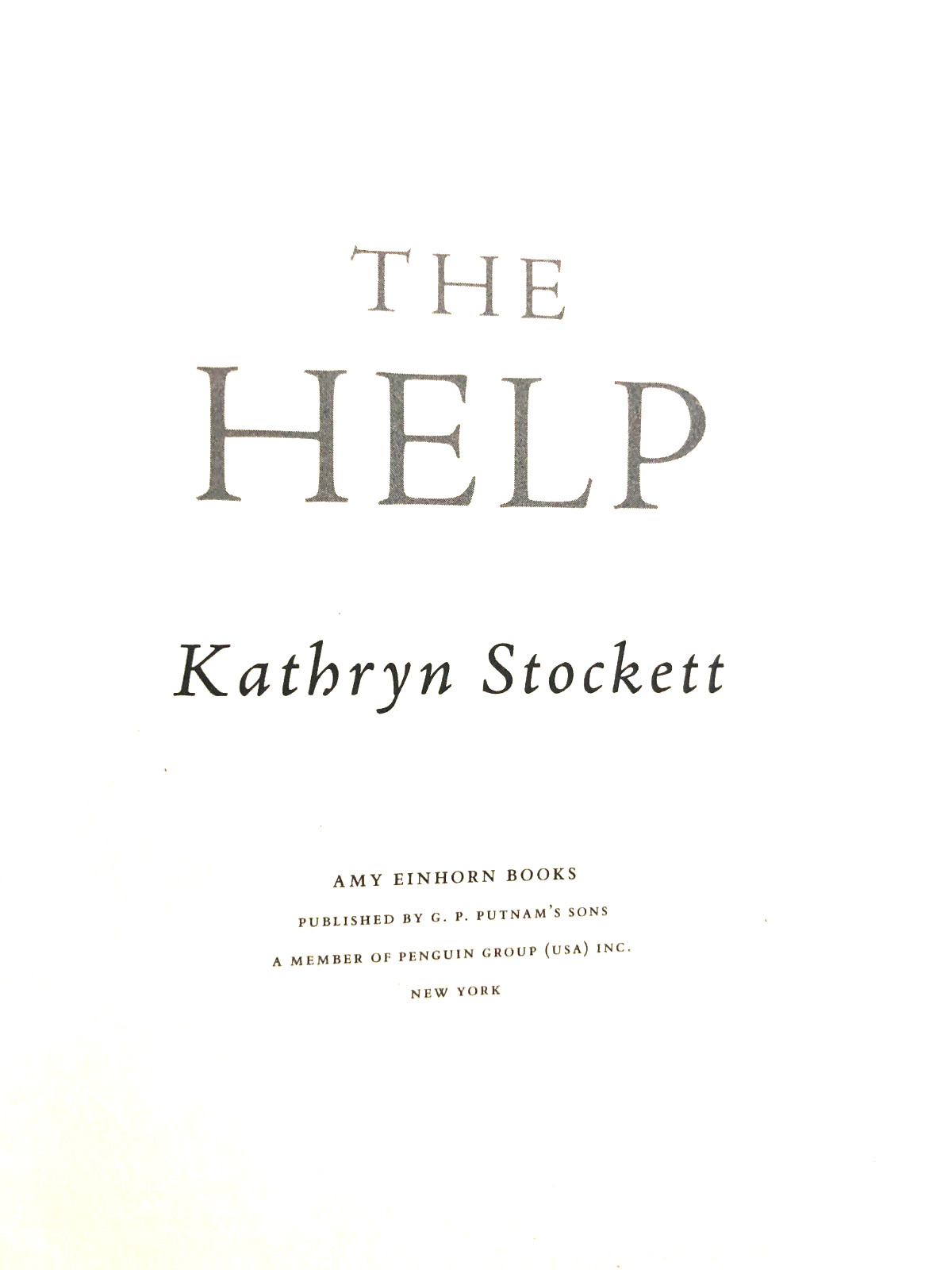 RARE 1ST EDITION! Help by Kathryn Stockett (2009, Hardcover) FINE 2ND PRINT