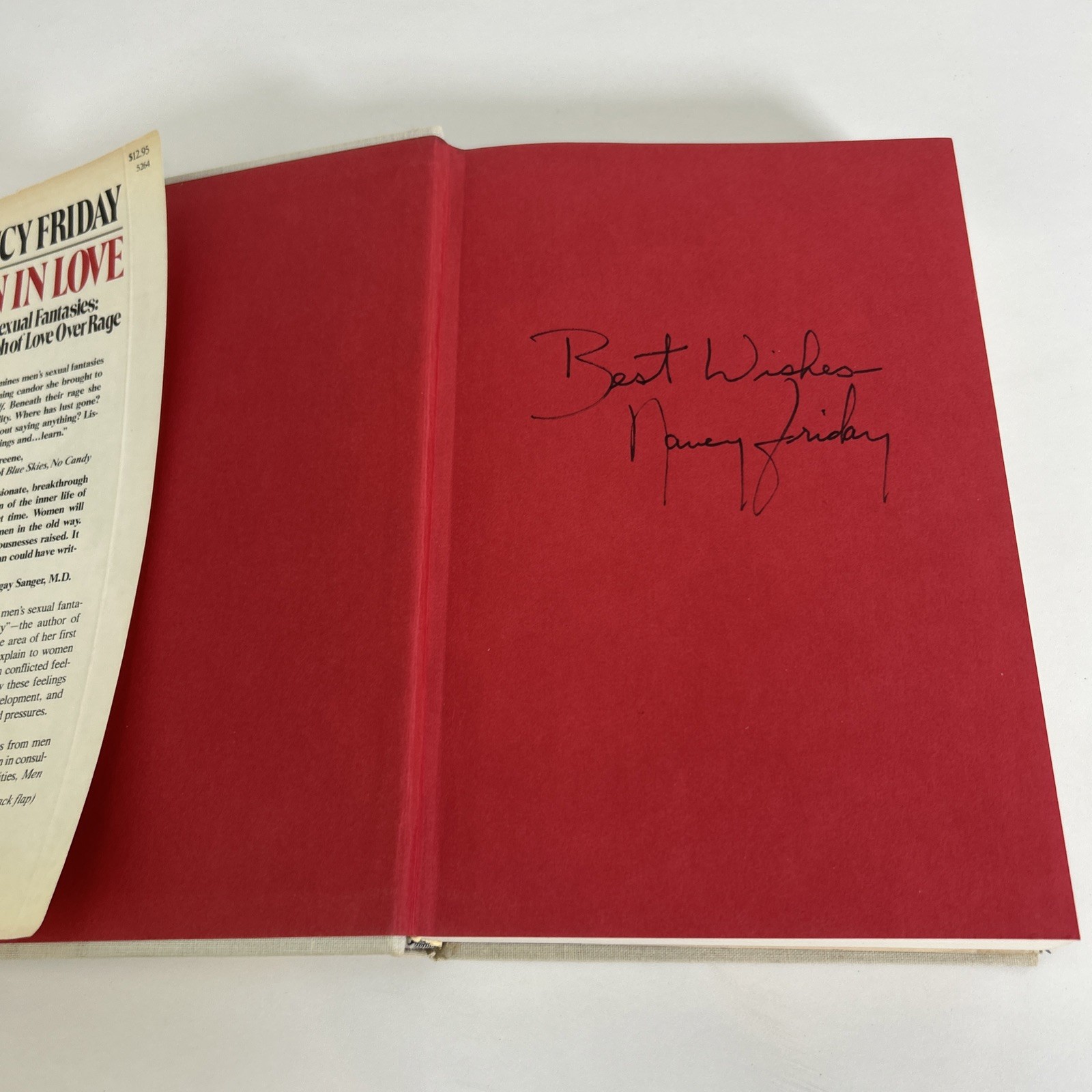 Men In Love Fantasies Nancy Friday Hardcover Book 1980 Delacorte 1st Edition