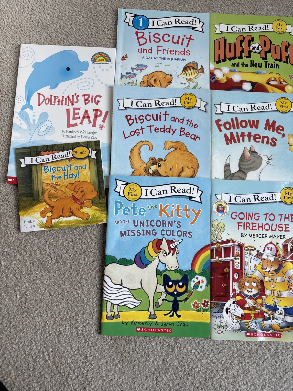 Book Lot 10 Level 1 Step into Reading My First I Can Read Biscuit Pete Elmo Otto