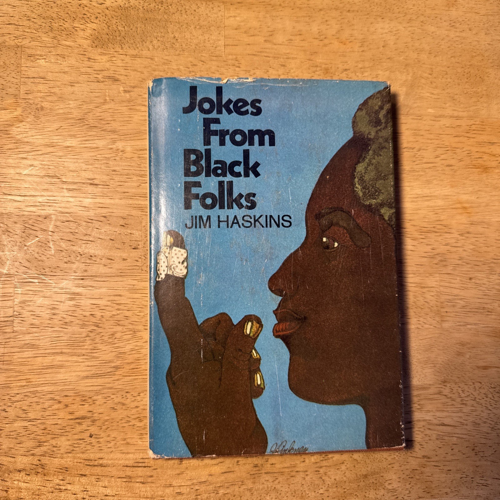Jokes from Black Folks By Jim Haskins 1973 First Ed. Hardcover W/ Dust Jacket