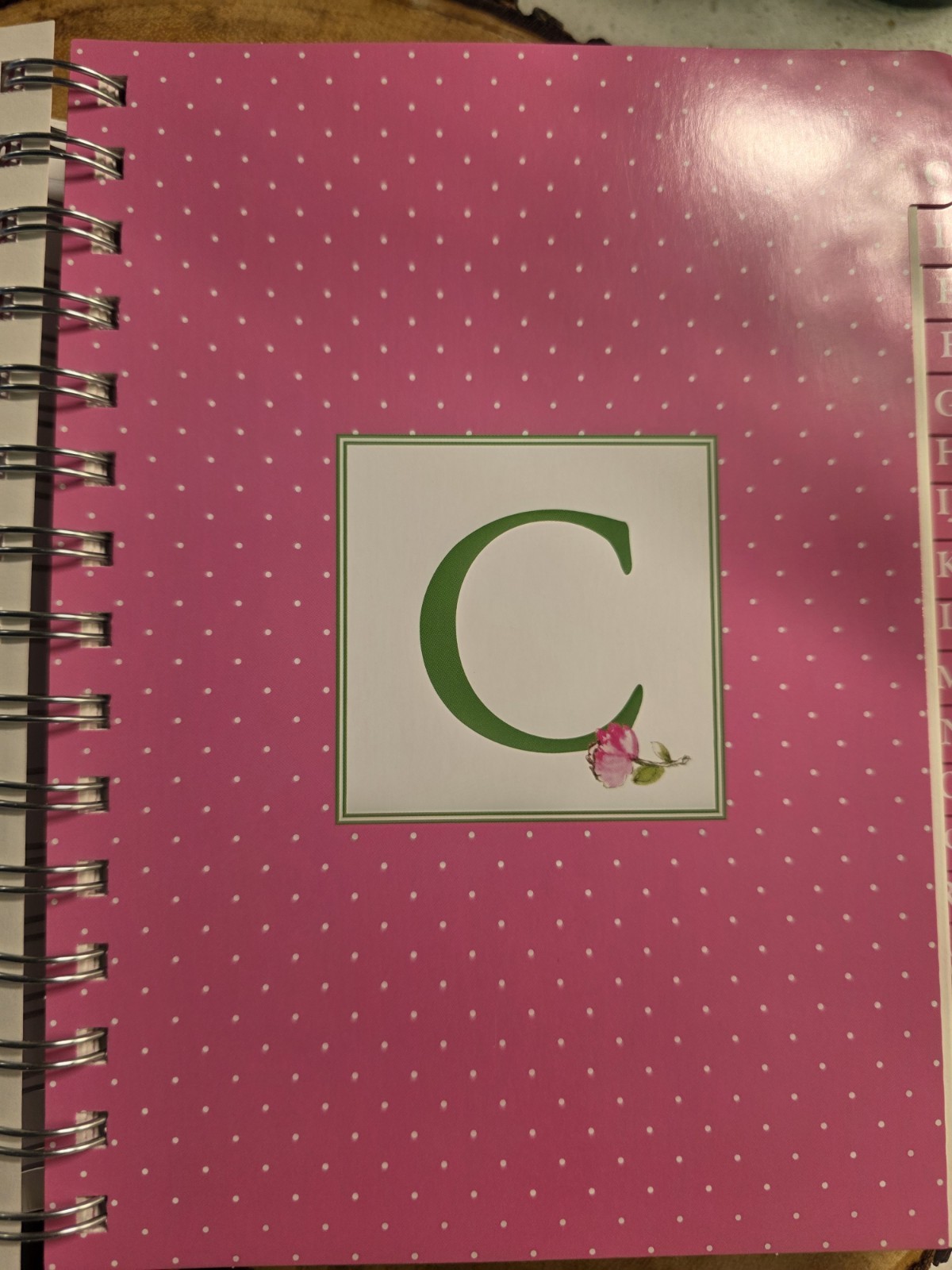 Rose Garden Large Address Book – Hardcover-spiral By Peter Pauper Press
