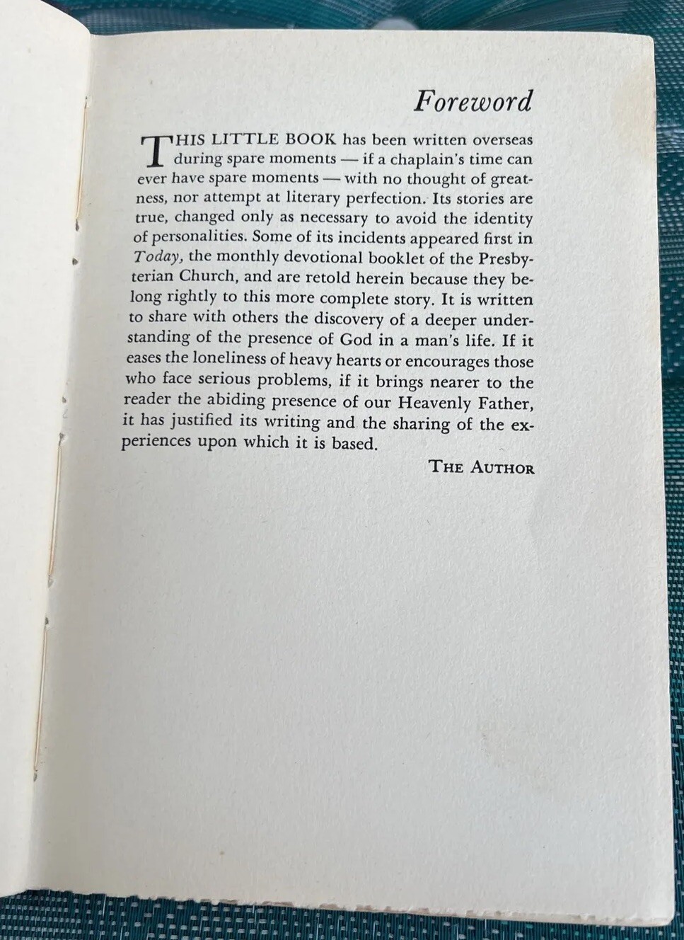 AND GOD WAS THERE CHAPLAIN EBEN COBB BRINK 1964 THE WESTMINSTER PRESS HC ED
