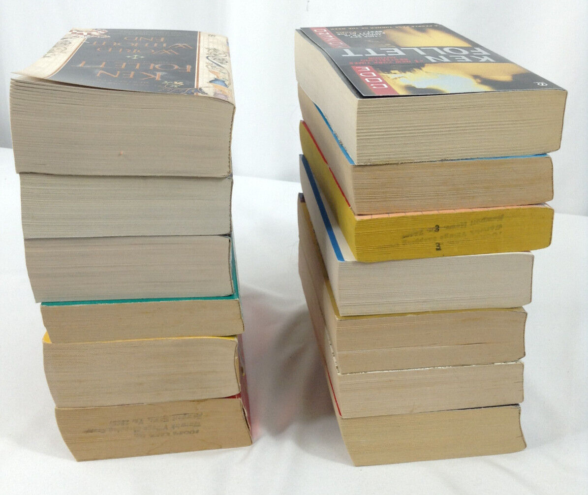 Ken Follett Lot Of 13 PB Book Fall of Giants, Winter World, Pillars of the Earth