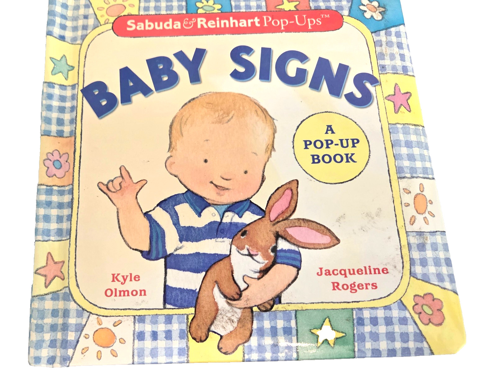 2 Pop-Up Books_ROBERT SABUDA Baby Signs 7×7″_Cookie Count 7″x8″_both like new