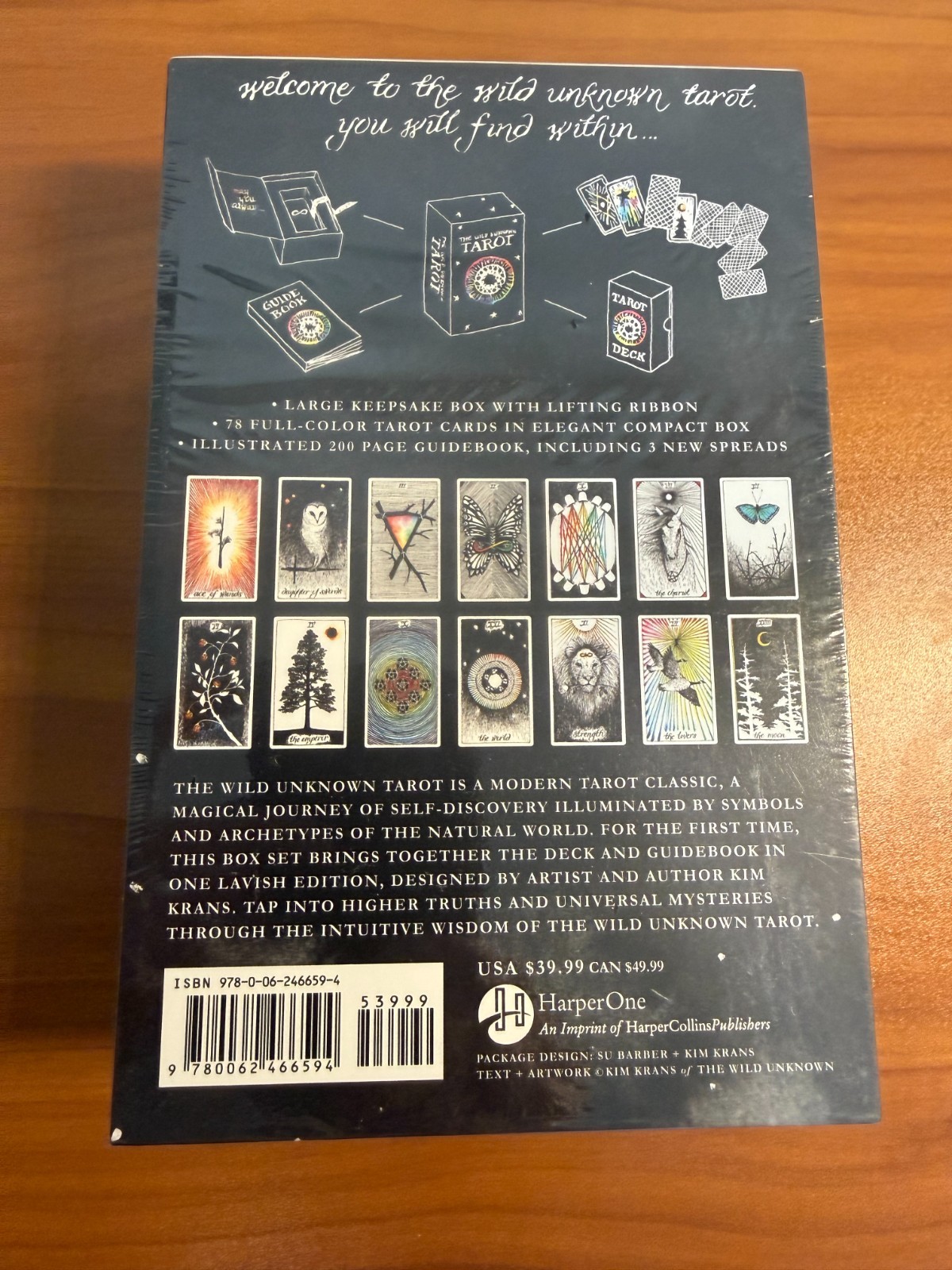 The Wild Unknown Tarot Deck and Guidebook (Official Keepsake Box Set) NEW