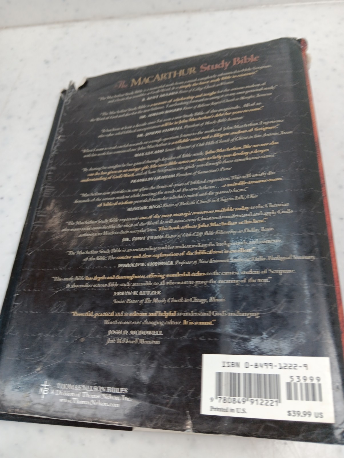 The MacArthur Study Bible John MacArthur 1997 NKJV Thomas Nelson