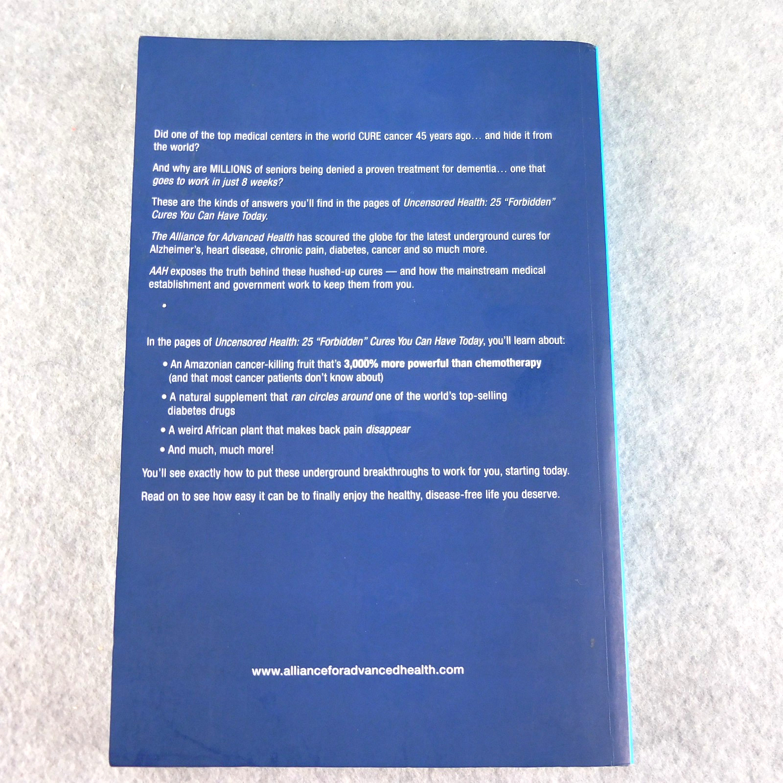 Uncensored Health 25 “Forbidden” Cures You Can Have Today – Volume 2 Paperback