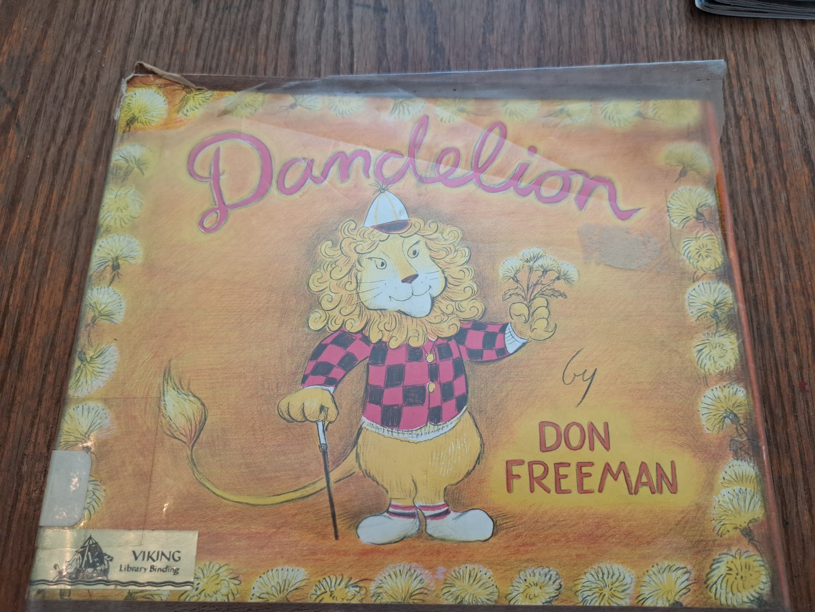 Vintage DANDELION Don Freeman – Hardcover 1967 First Edition 5th Printing book