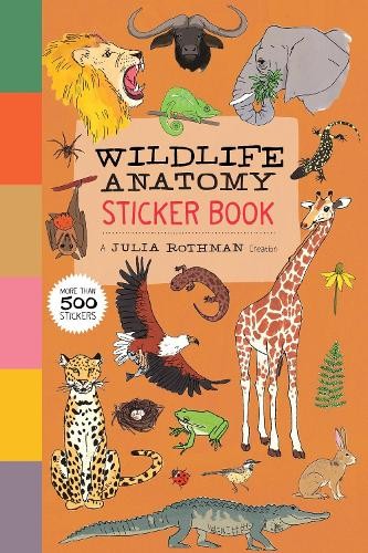 Julia Rothman Wildlife Anatomy Sticker Book (Paperback)