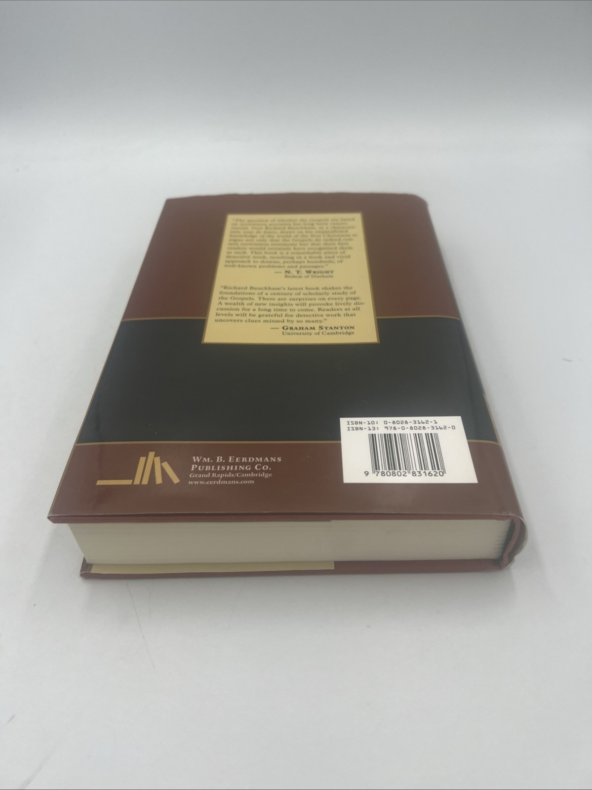 Jesus and the Eyewitnesses : The Gospels as Eyewitness Testimony by Richard…