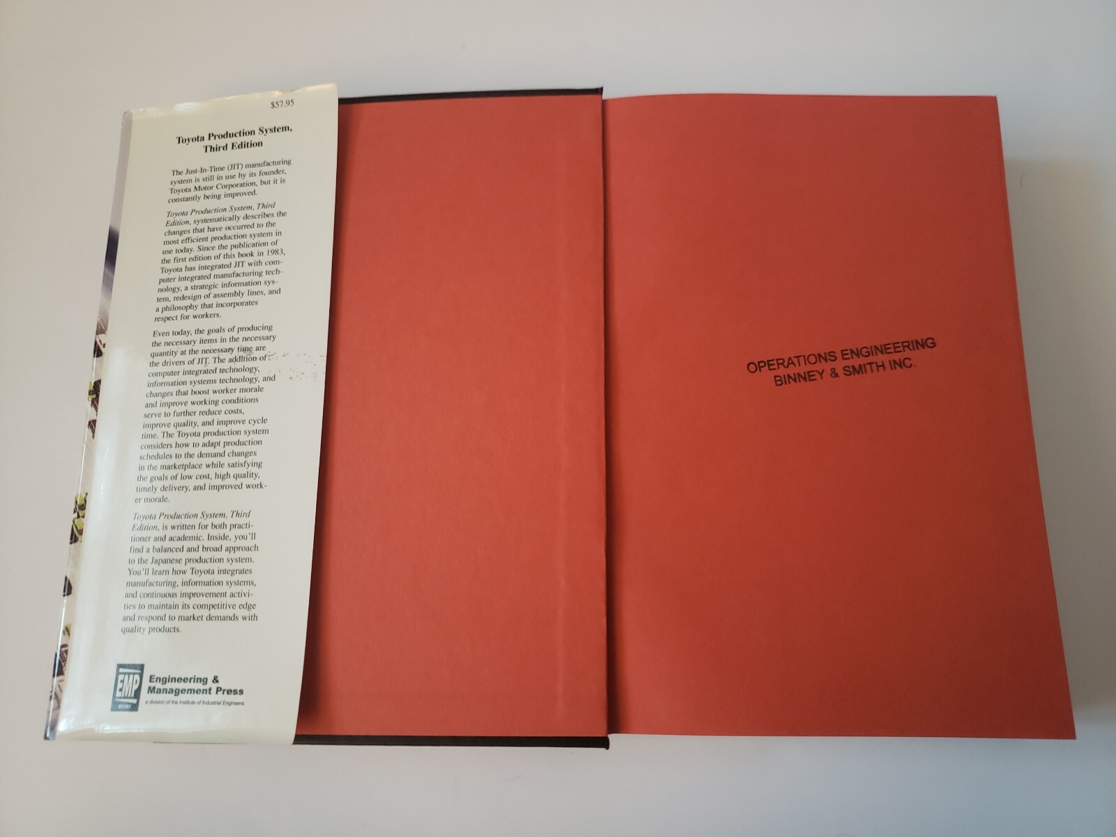Toyota Production System : An Integrated Approach Book by Yasuhiro Monden 1998