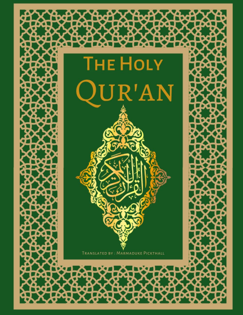The Holy Quran: English Translation of the Noble Qur’An | Green Cover | English