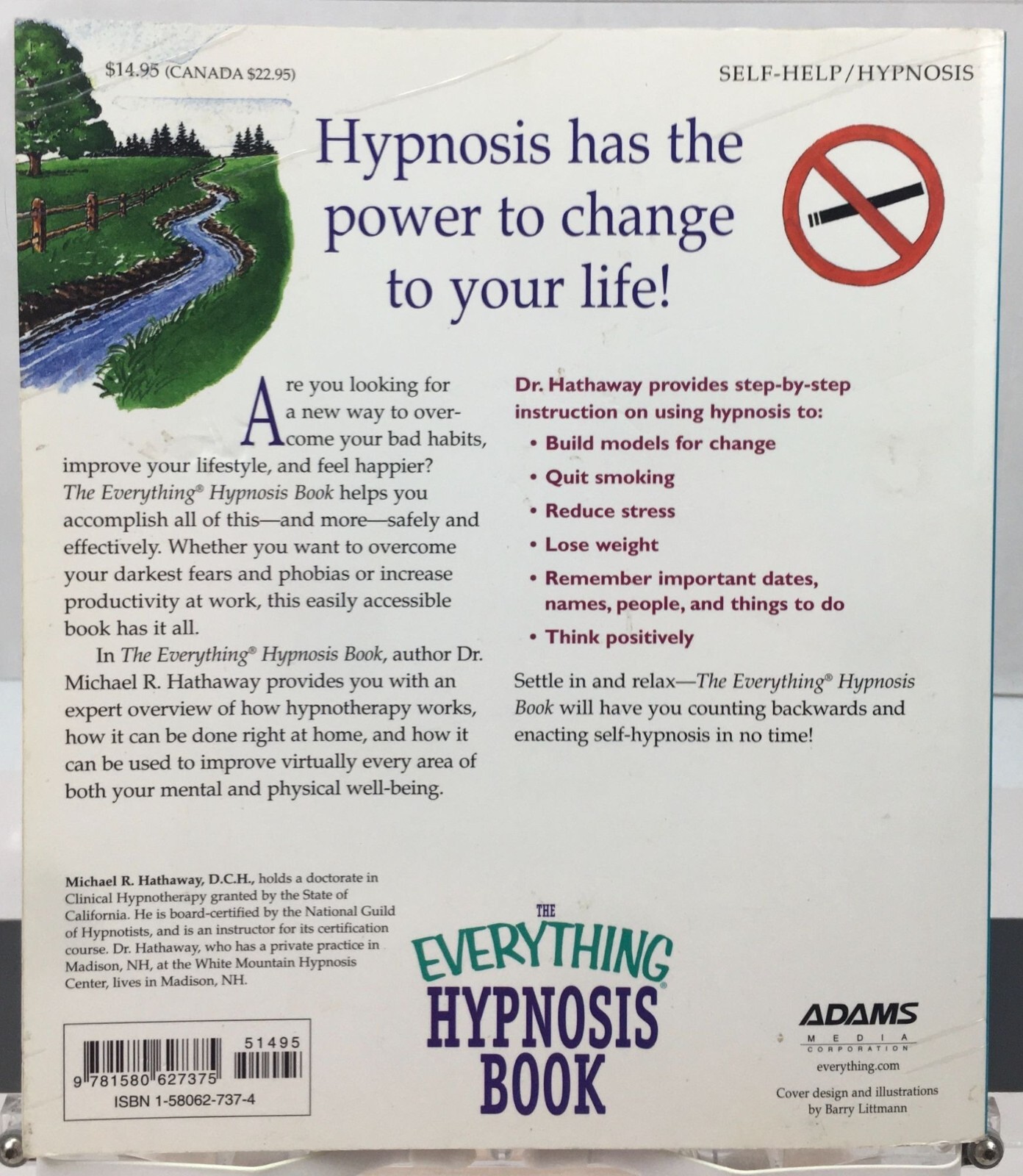 The Everything Hypnosis Book By Michael Hathaway Paperback Adams Media Corp 2003