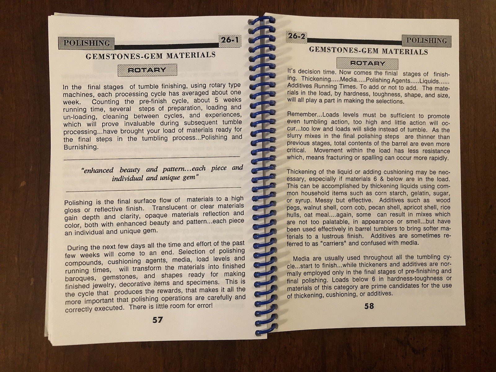 HOW TO TUMBLE POLISH ROCKS INTO GEMS By Edward E. Smith *LIKE NEW-see photos*