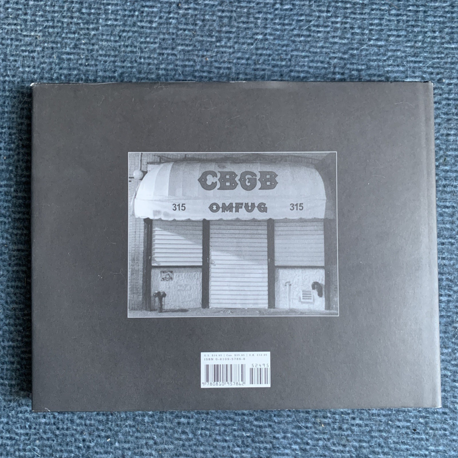 CBGB & OMFUG : 30 Years of Underground Rock : Hilly Kristal, David Byrne : VG+C
