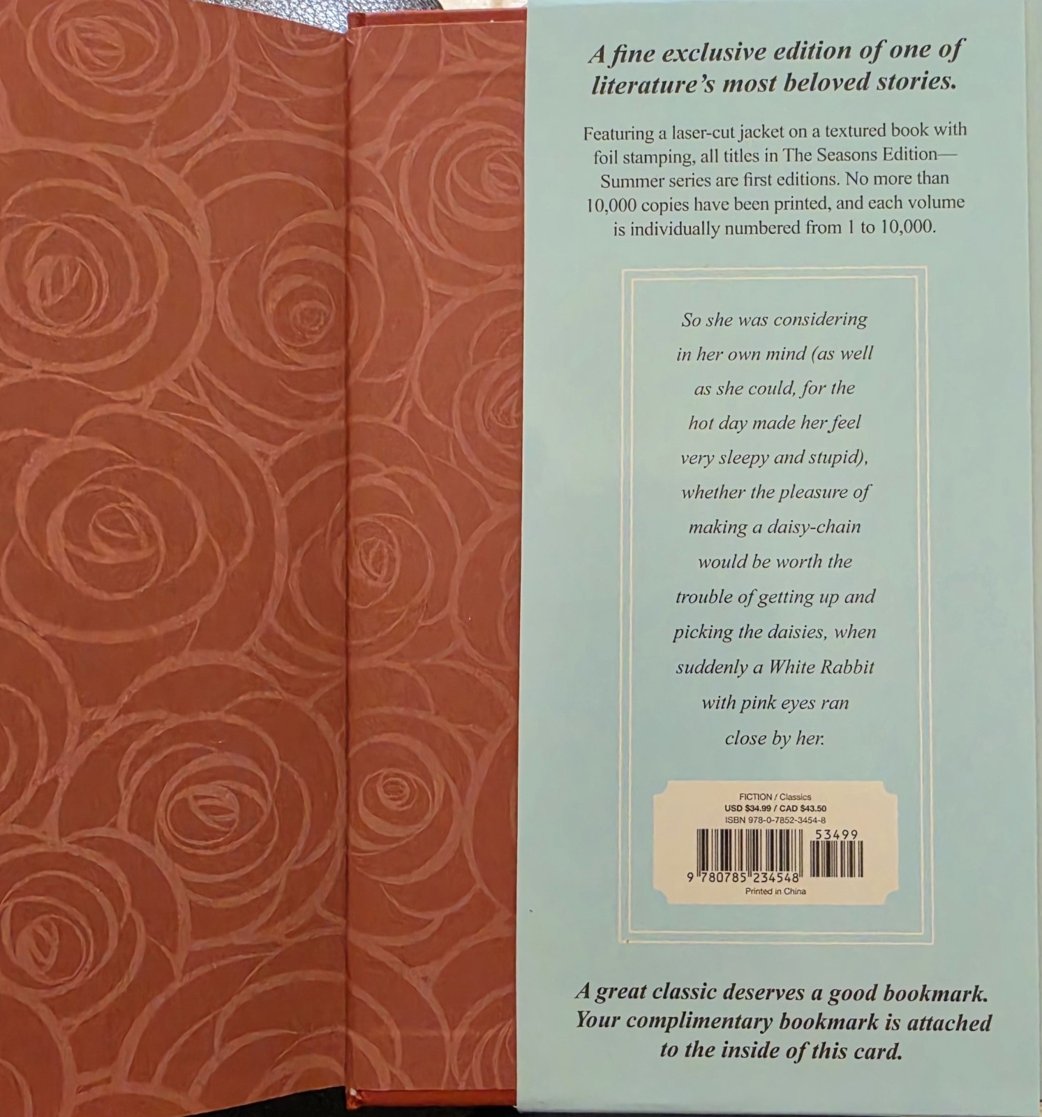 Alice Wonderland Collection Lewis Carroll Hardcover Numbered Limited Seasons