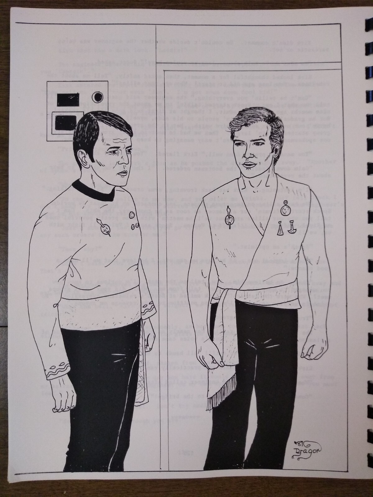 CHARISMA 2 Star Trek Zine Fanzine 1988 stories & art vintage fic fandom