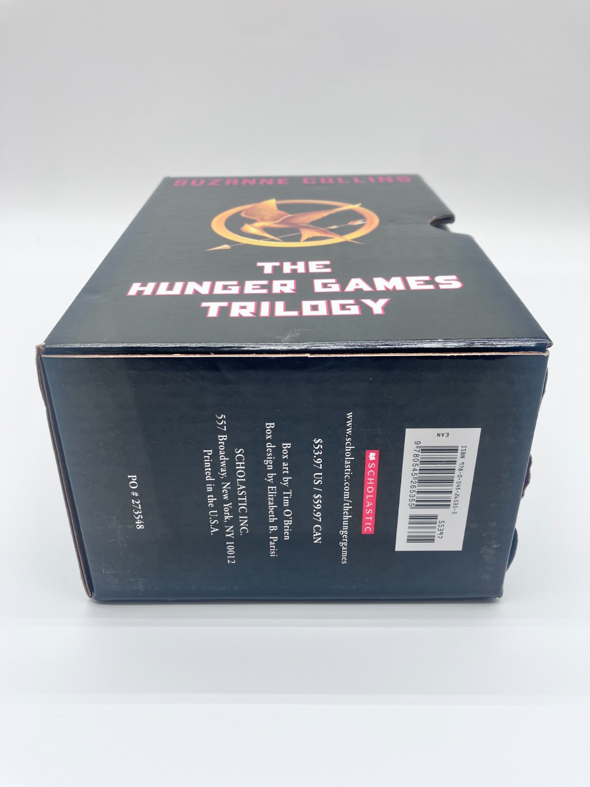 THE HUNGER GAMES Trilogy Hardcover Box Set Suzanne Collins Scholastic 1st Ed