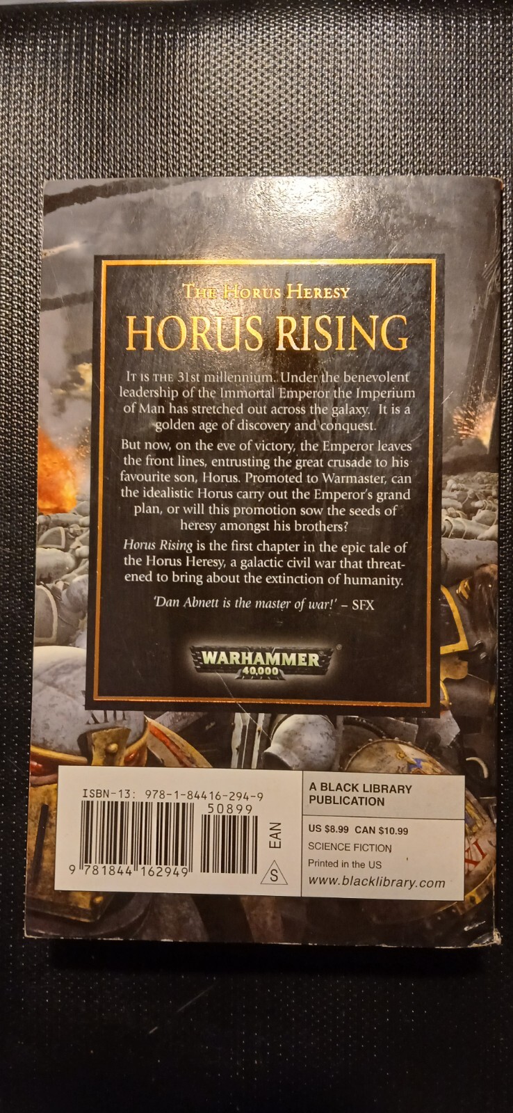 Horus Rising: The Horus Heresy Book 1 by Dan Abnett – Mass Market Paperback, New