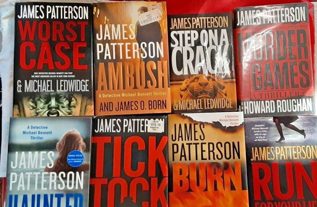 JAMES PATTERSON You Pick the Title Hardcover Books-Create Your Own Lot!
