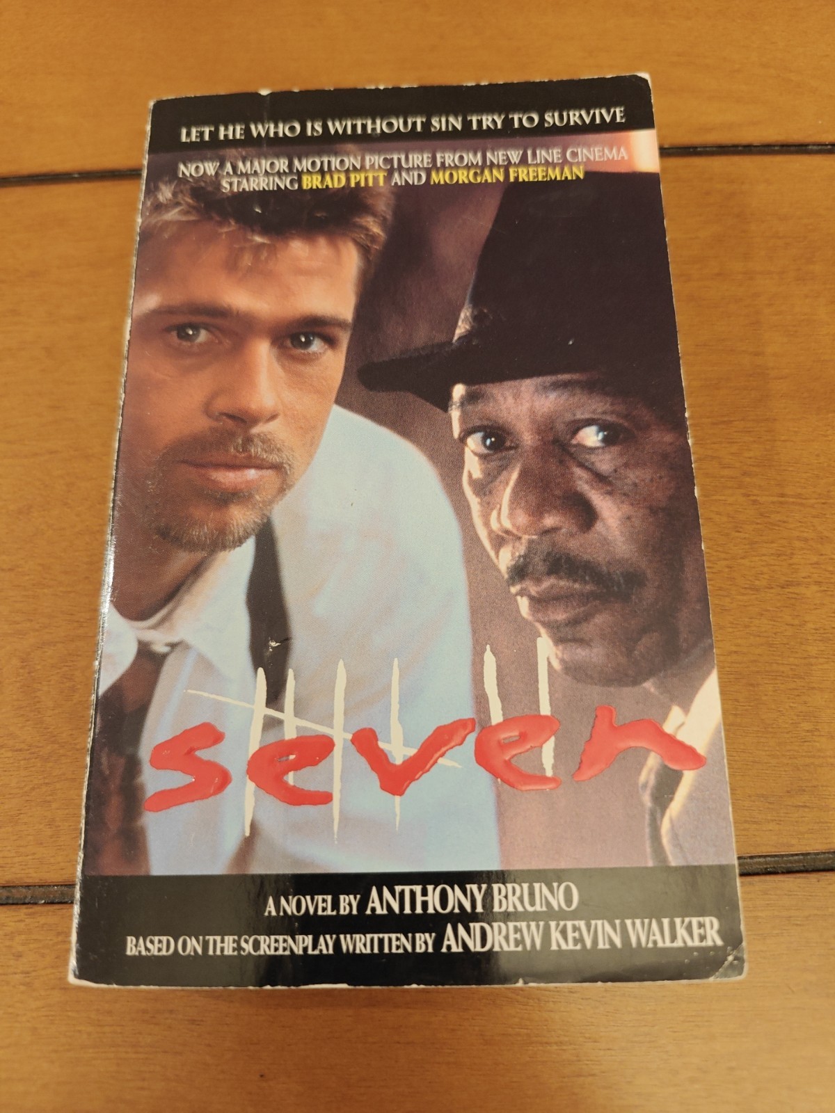 Seven by Anthony Bruno – Paperback Movie Novelization