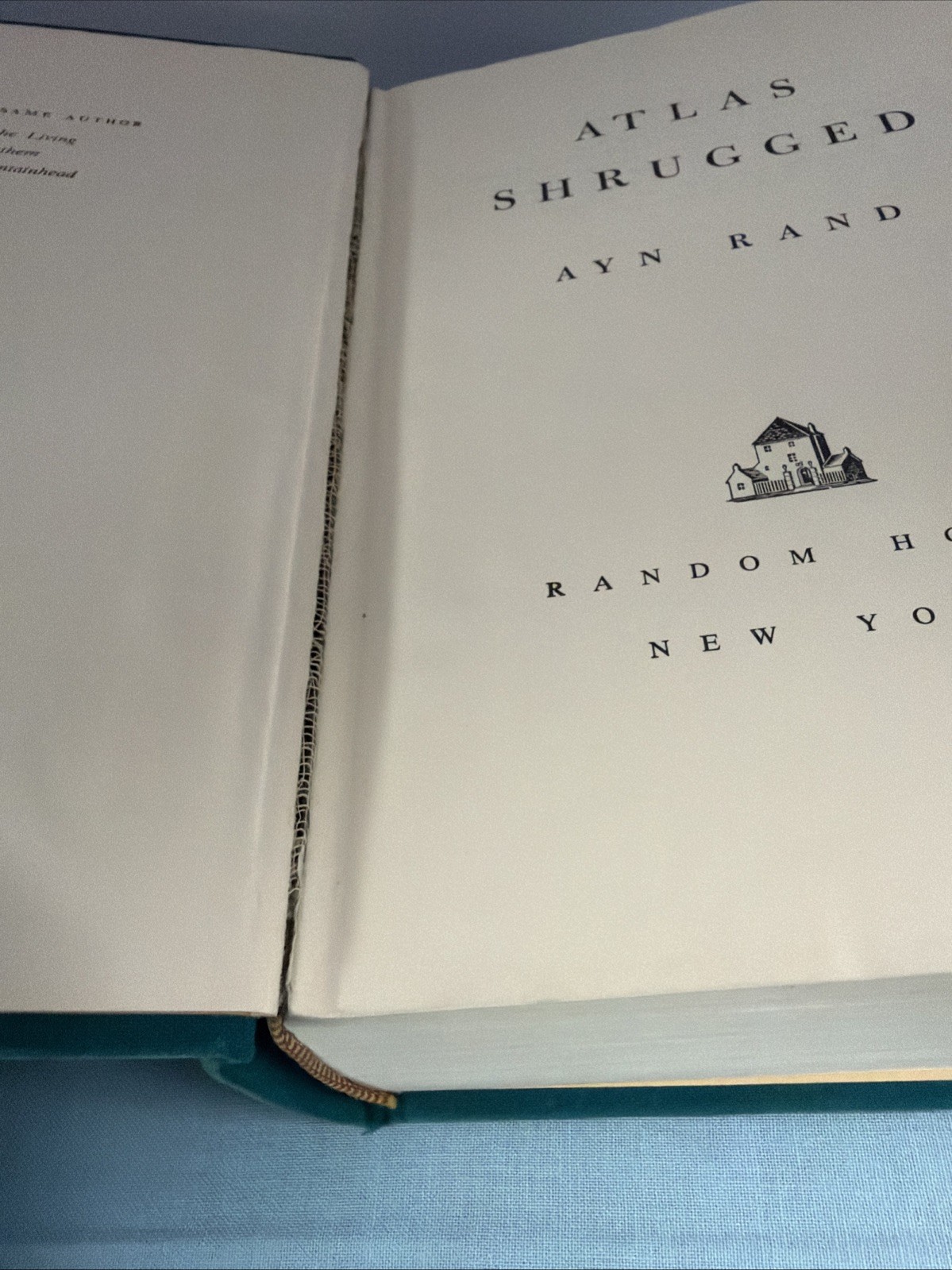 Atlas Shrugged Ayn Rand Random House 1957 3rd Printing – HC No DJ Early Edition