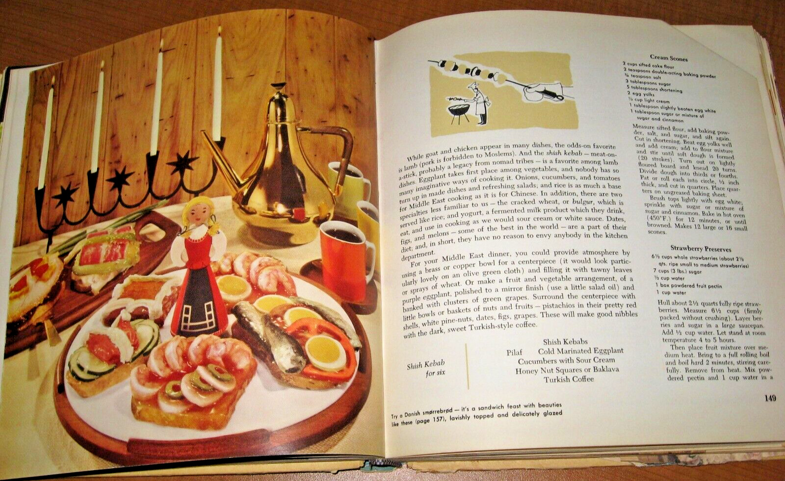 VTG Recipes 1959 1st Print The General Foods Kitchen Cookbook Cook Book HC +