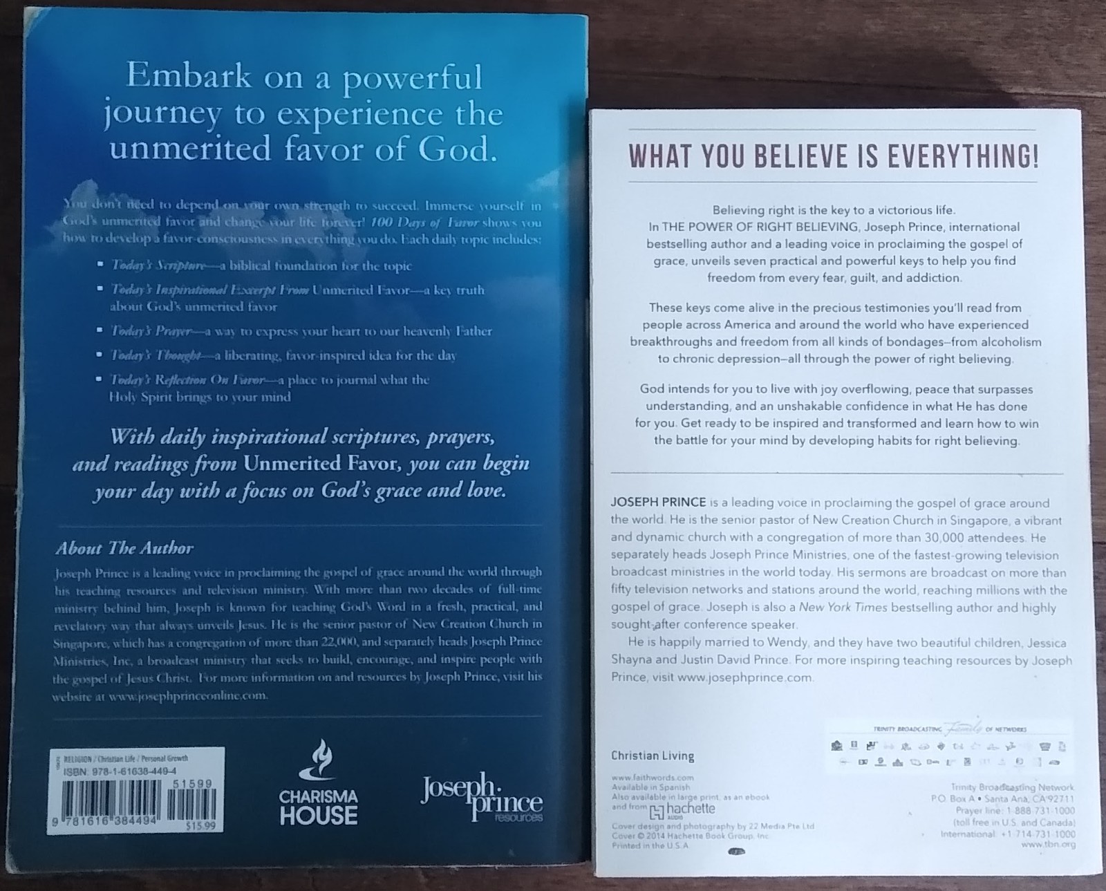 The Power of Right Believing and 100 Days of Favor by Joseph Prince