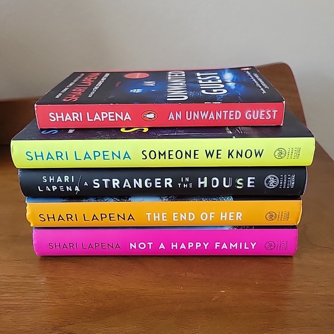 Shari Lapena Book Lot Of 5 Mostly Hardcovers Someone We Know Not A Happy Family
