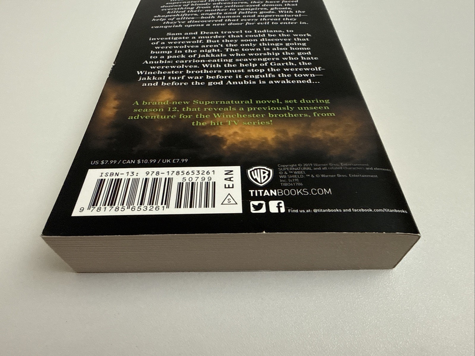 Supernatural – Children of Anubis by Tim Waggoner (2019, Mass Market)