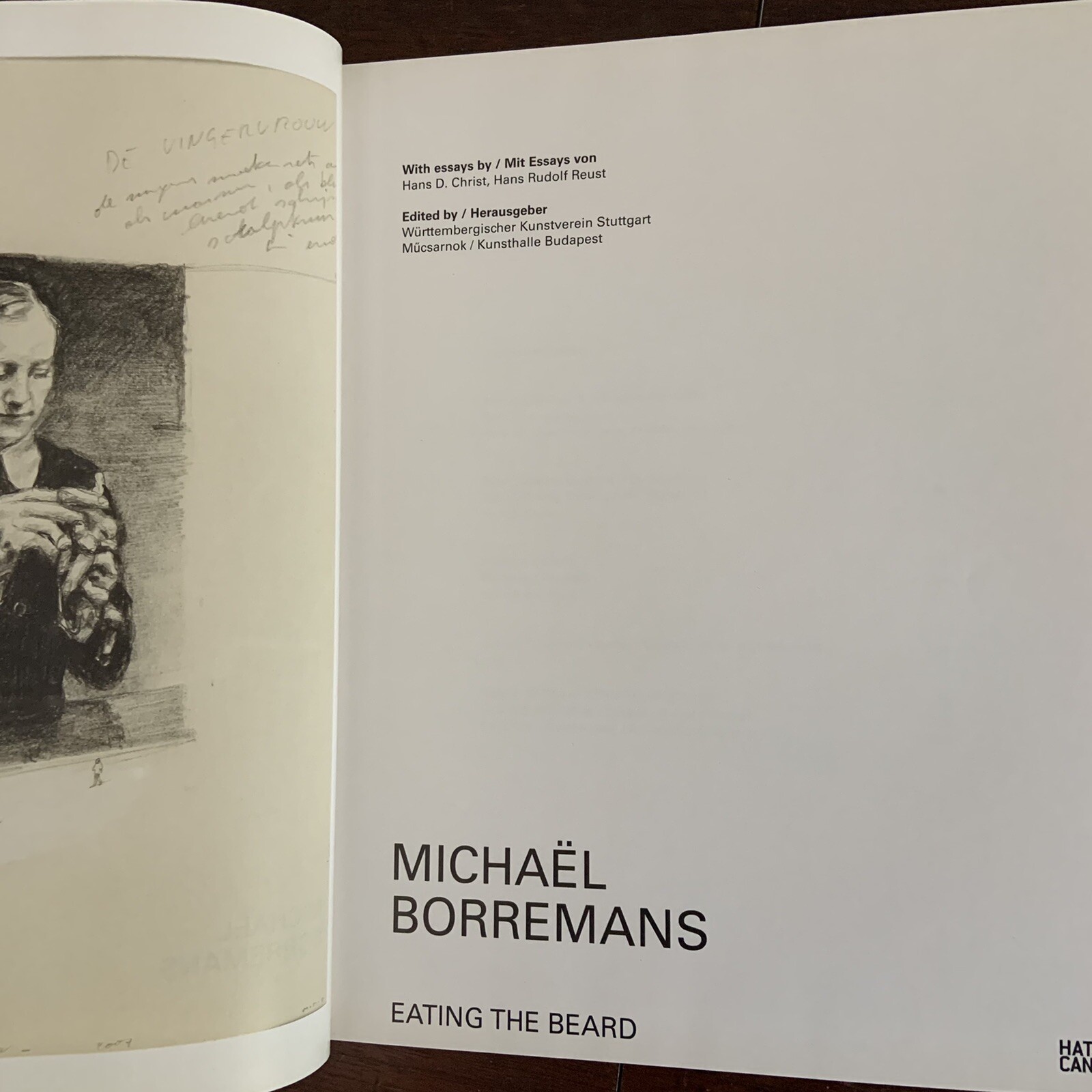 Michaël Borremans Eating the Beard Reust Hans Rudolf Christ Hans Like New