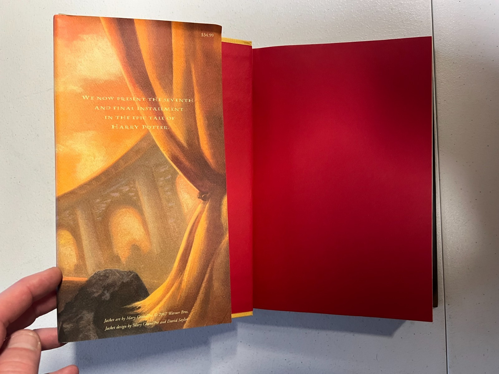HARRY POTTER AND THE DEATHLY HALLOWS ~ 1ST/1ST PG 759 ERROR WITH 4 BLANK PAGES