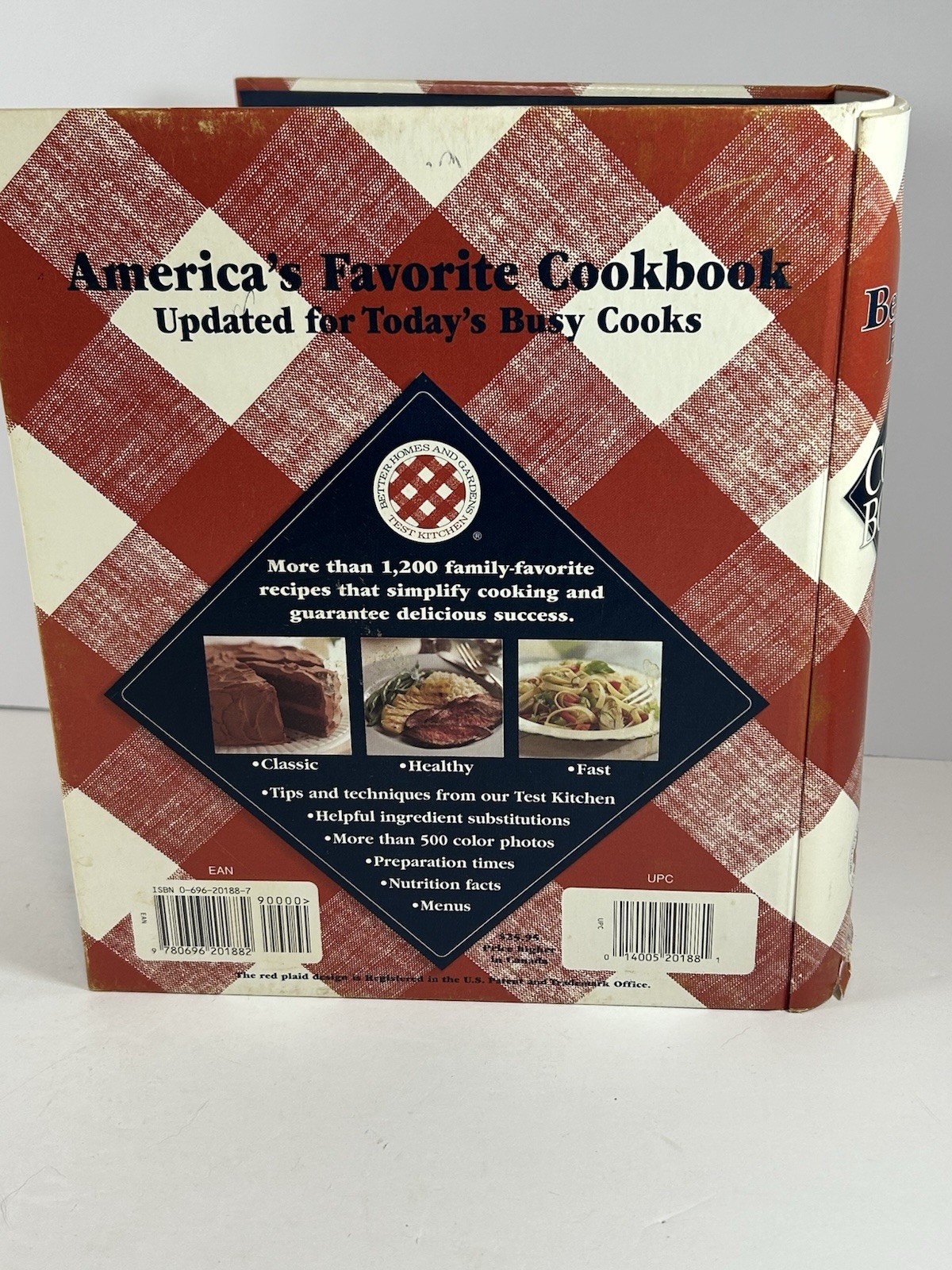 BETTER HOME AND GARDENS NEW COOK BOOK 1996 11th EDITION 5-RING BINDER