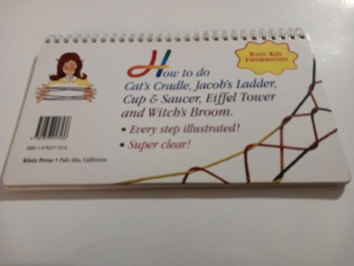 Cats Cradle Book of String Figures Anne Akers Johnson 1993 Strings Not Included