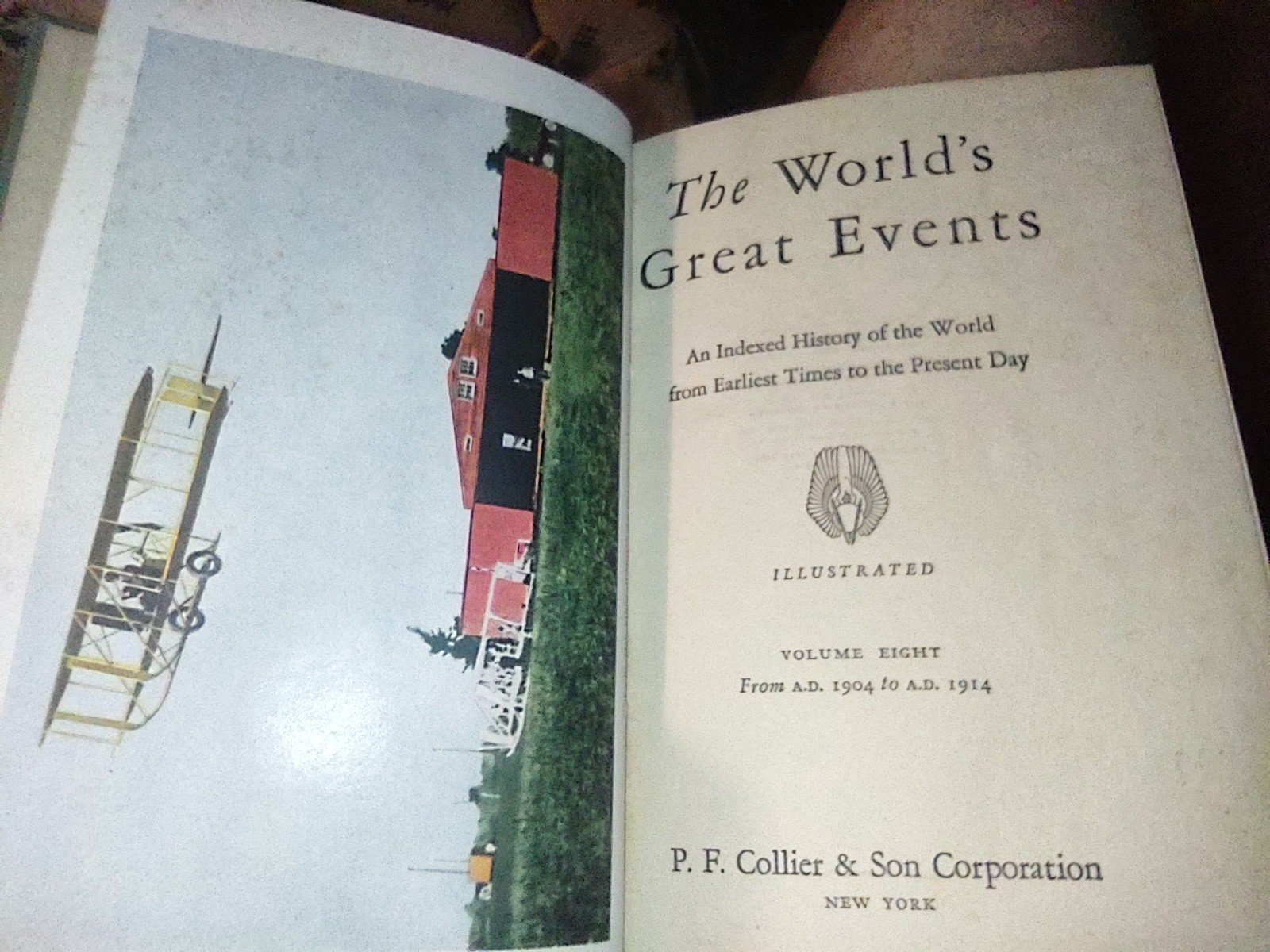 Complete Set Collier, The World’s Great Events, 10 Volumes HC VGC, 1945